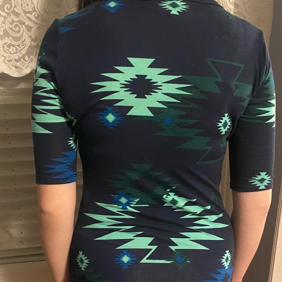 Lula Roe Geometric Pattern Dress - Picture 8 of 9